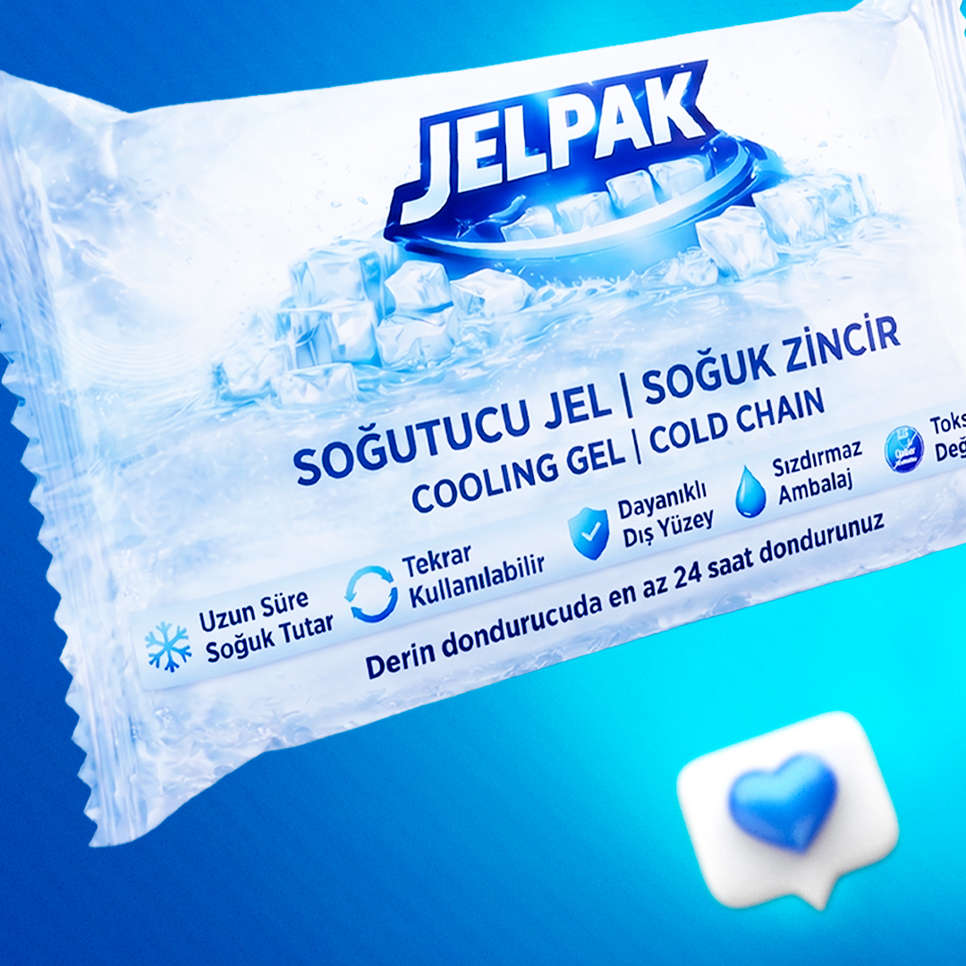 Soğutucu Jel | Soğuk Zincir - Uzun Süre Soğuk Tutan, Tekrar Kullanılabilir