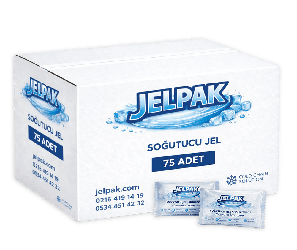 Jelpak Buz Aküsü - Soğutucu Jel 75'li | Soğuk Zincir